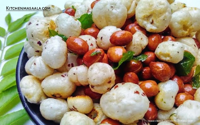 व्रत स्पेशल : नवरात्रि में खाये ये हेल्दी मखाना नमकीन || Makhana Namkeen recipe in Hindi