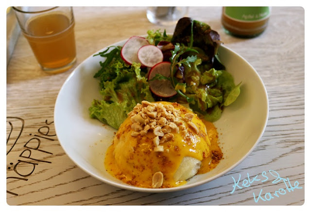 Häppies Berlin herzhafte vegetarische Germknödel