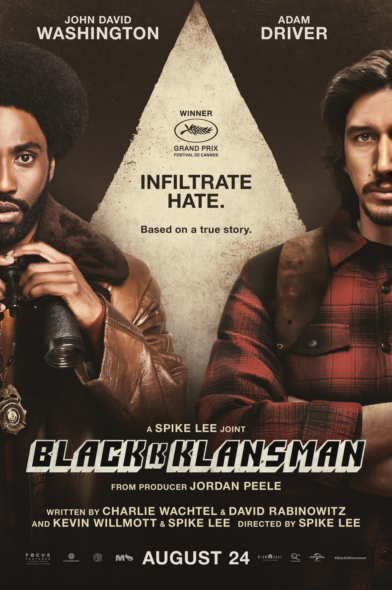 Resultado de imagen para blackkklansman Poster