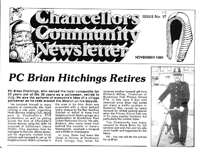 PC Brian Hitchings - 23 years as community policeman