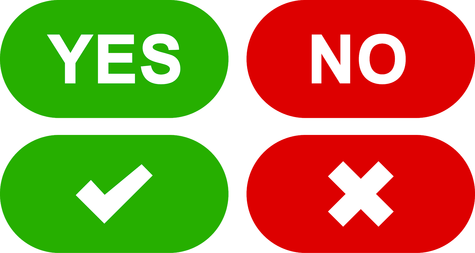 Yes No Buttons Set Download Svg Eps Png Psd Ai Vector Color Free