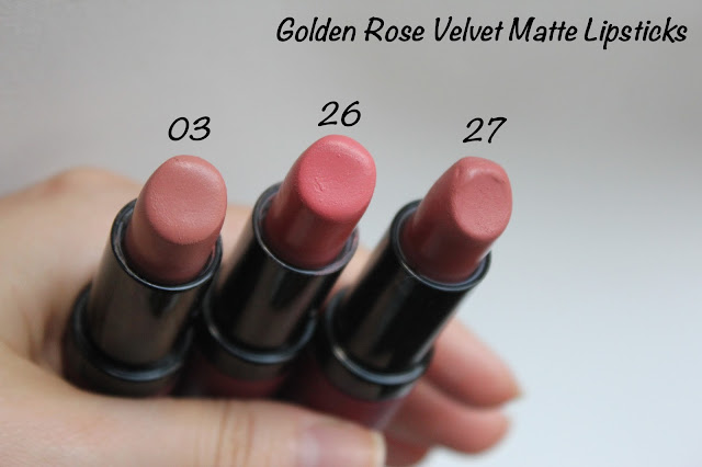 golden rose velvet matte 27