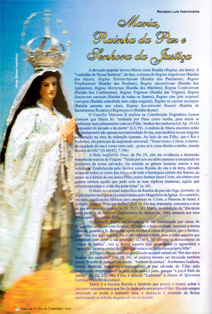 PROGRAMA DA FESTA DE NOSSA SENHORA DA CONCEIÇÃO – 2009 – Santarém – Pará - Brasil