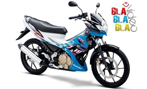 Gambar Motor New Suzuki Satria FU 150 Biru