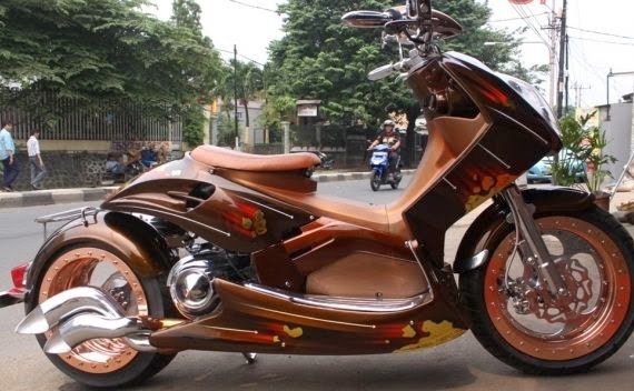 Galeri 6 Modifikasi Motor Nouvo Z Terkini Variasi Motor 