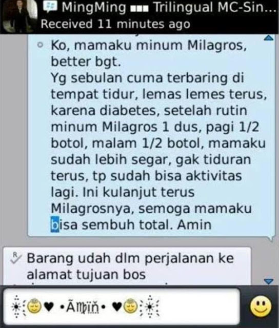 Testimoni Manfaat Milagros