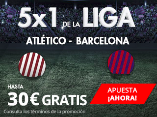 suertia promocion Atlético vs Barcelona 14 octubre