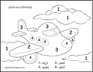 تلوين طائرة