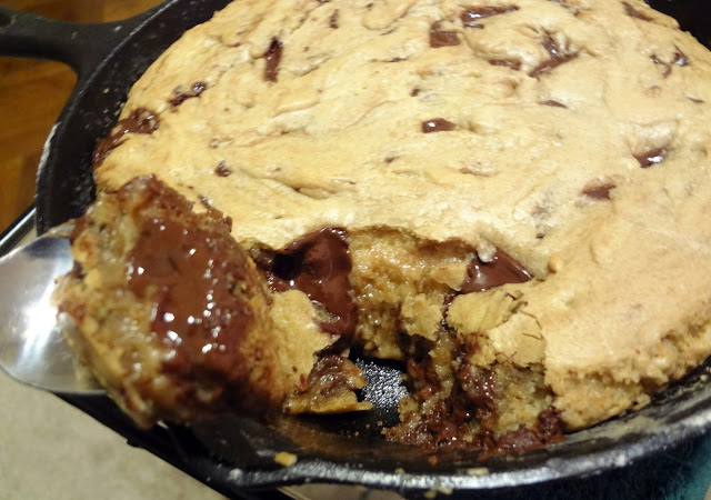 Chocolate Chunk Skillet Cookie