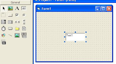 Control placed in the center active form