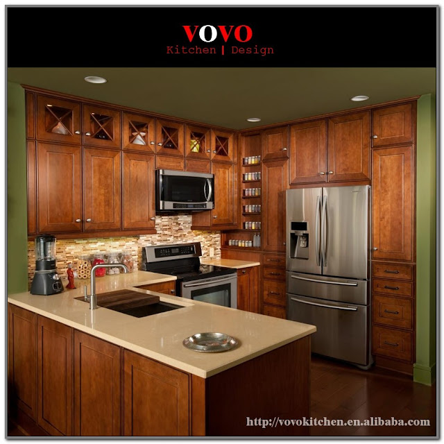 are dark cherry kitchen cabinets out of style