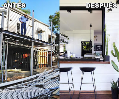 10 casas antes y después de la reforma