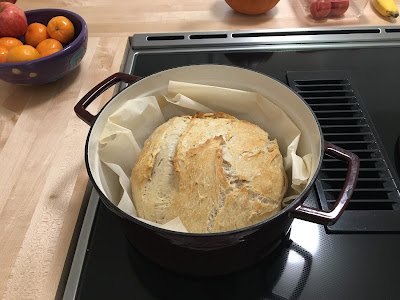 Sourdough in dutch oven