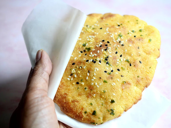 Roti Rendah Karbohidrat (Fathead Dough) gaya Garlic Naan
