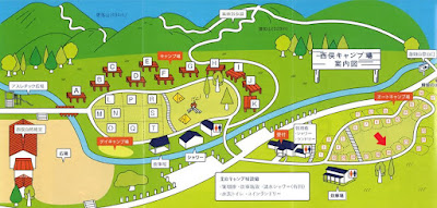 西俣キャンプ場 MAP