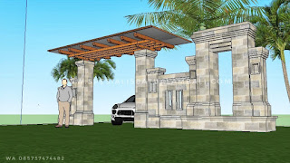 Desain Gerbang dan Angkul angkul Minimalis