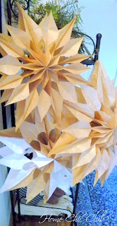 Christmas Paper Bag Snowflakes In 5 Minutes