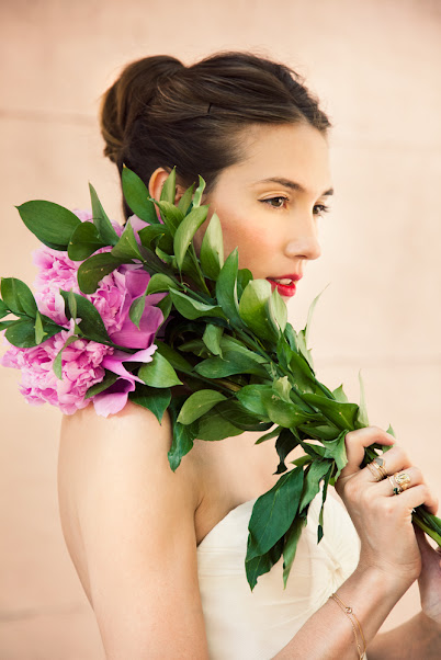 DIY wedding hair Chestnut bun