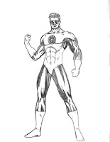 Green Lantern Coloring Pages