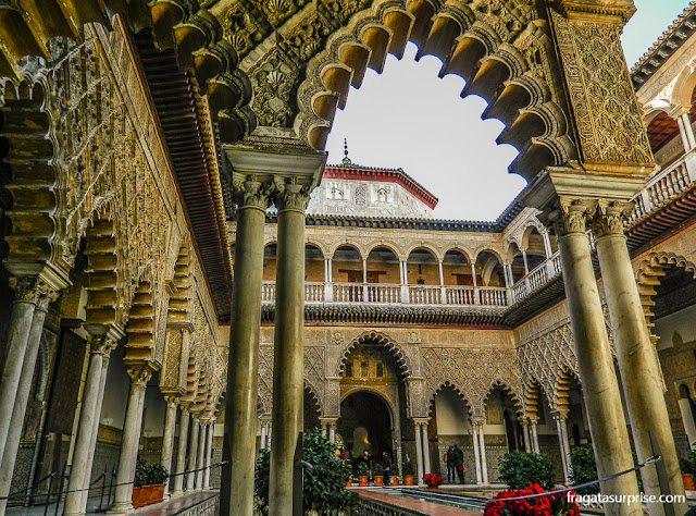 Pátio das Donzelas, no Real Alcázar de Sevilha