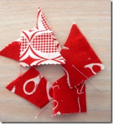 30 Save bigger scraps for more paper piecing