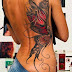 Beautiful Dragon Butterfly Tattoo Designs for Women Back