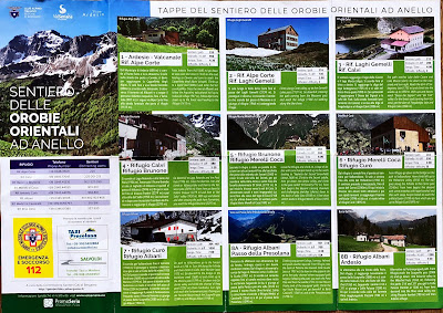 Sentiero delle Orobie Orientali ad Anello. The official trail map.