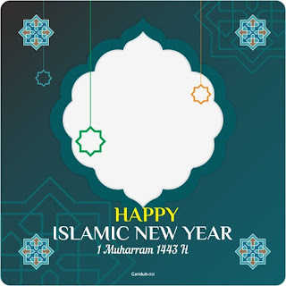 Twibbon 1 muharram 1443 hijriah tahun baru islam