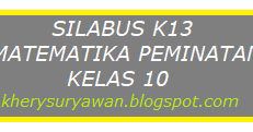 Silabus K13 Matematika Peminatan Kelas X Revisi 2020 Kherysuryawan Id