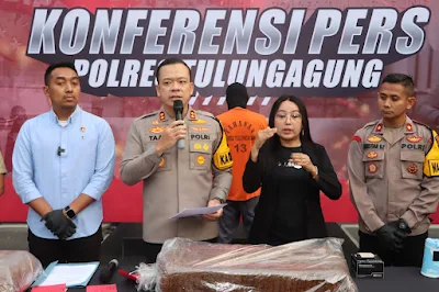 Polres Tulungagung Berhasil Tangkap Pencuri Mobil dan Tembakau*