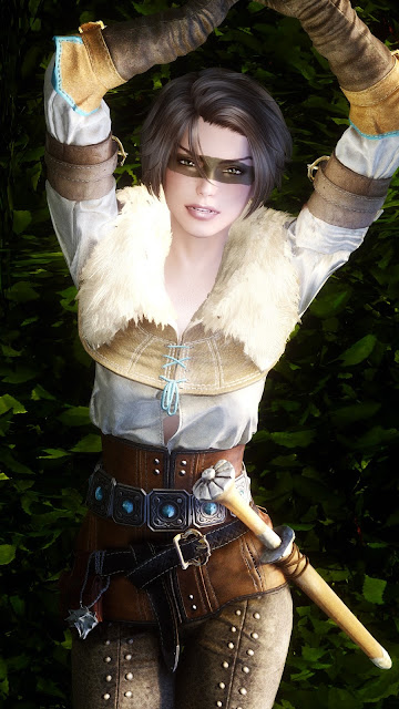 Ciri's outfit UNP 4K retex by Pfuscher (Idye)