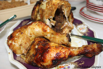 INTAI DAPUR: Ayam Panggang Berempah Harum.