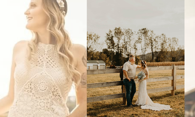 beautiful bride outdoors ranch weddings