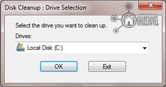 memilih drive yang ingin anda cleanup cara melakukan disk cleanup di windows 7 - Cara Mempercepat Kinerja Sistem Operasi Windows 7