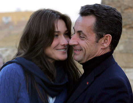 nicolas sarkozy and carla bruni. Carla Bruni and Nicolas