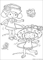 Coloring Strawberry Shortcake