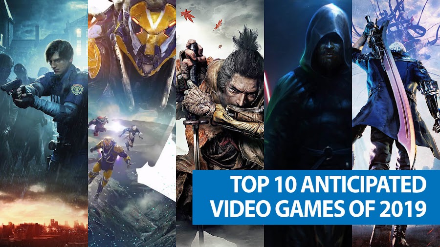 top 10 most anticipated video games 2019