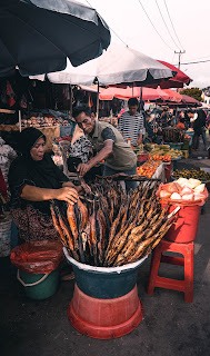 traditional fish at the Banda Neira market