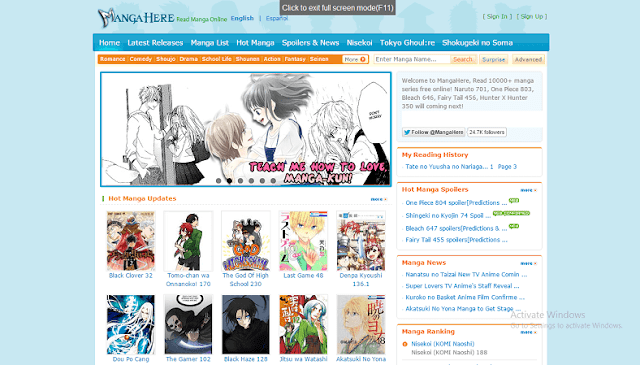 Top 10 Best Manga Reading Website Where You Can Read Comics