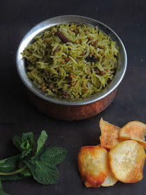 Moth Beans Mint Biriyani