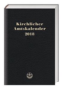 Kirchlicher Amtskalender 2018 – schwarz