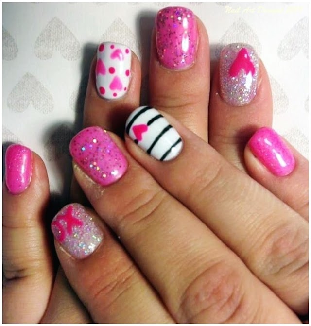15 Cool & Pretty Pink Nails Designs 2019