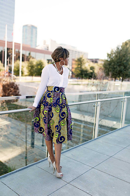 Latest Trending Ankara Skirts Styles For Ladies.