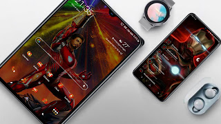 Samsung Theme " Iron Man " Android 10 ( Q  )