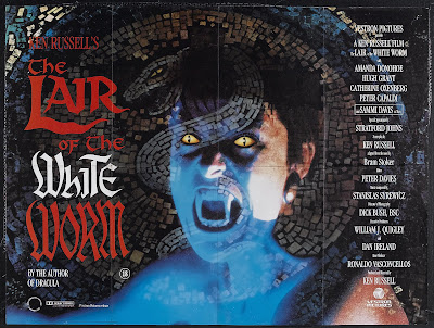 The Lair of the White Worm (1988, UK) movie poster