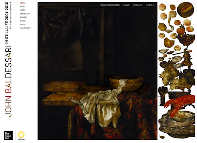 Page d'accueil du site In Still Life