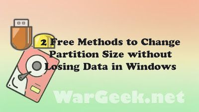 Change Partition Size without Losing Data in Windows