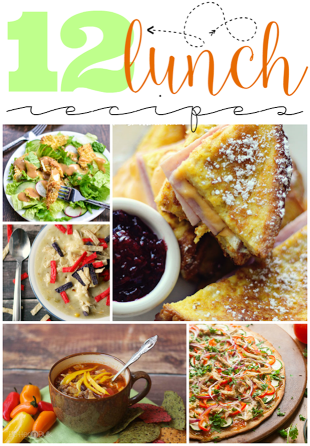 12 Lunch Recipes at GingerSnapCrafts.com #linkparty #features_thumb[2]