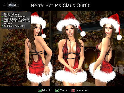 BSN Merry Hot Ms Claus Outfit *Holiday Promo*