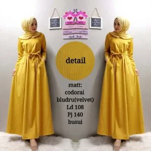 Model Baju Gamis Terbaru 2019 Yang Paling Laris - Model gamis terbaru